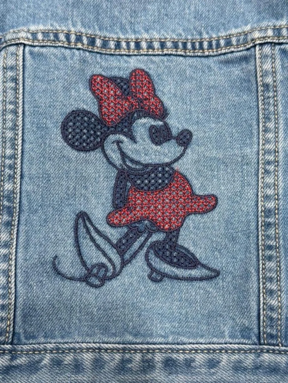 Baby GAP x Disney Minnie Mouse Denim Jacket Toddler Girls 2T